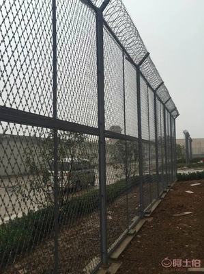 安平監獄防護網護欄網廠家直銷——軍事重地專用鋼絲繩網